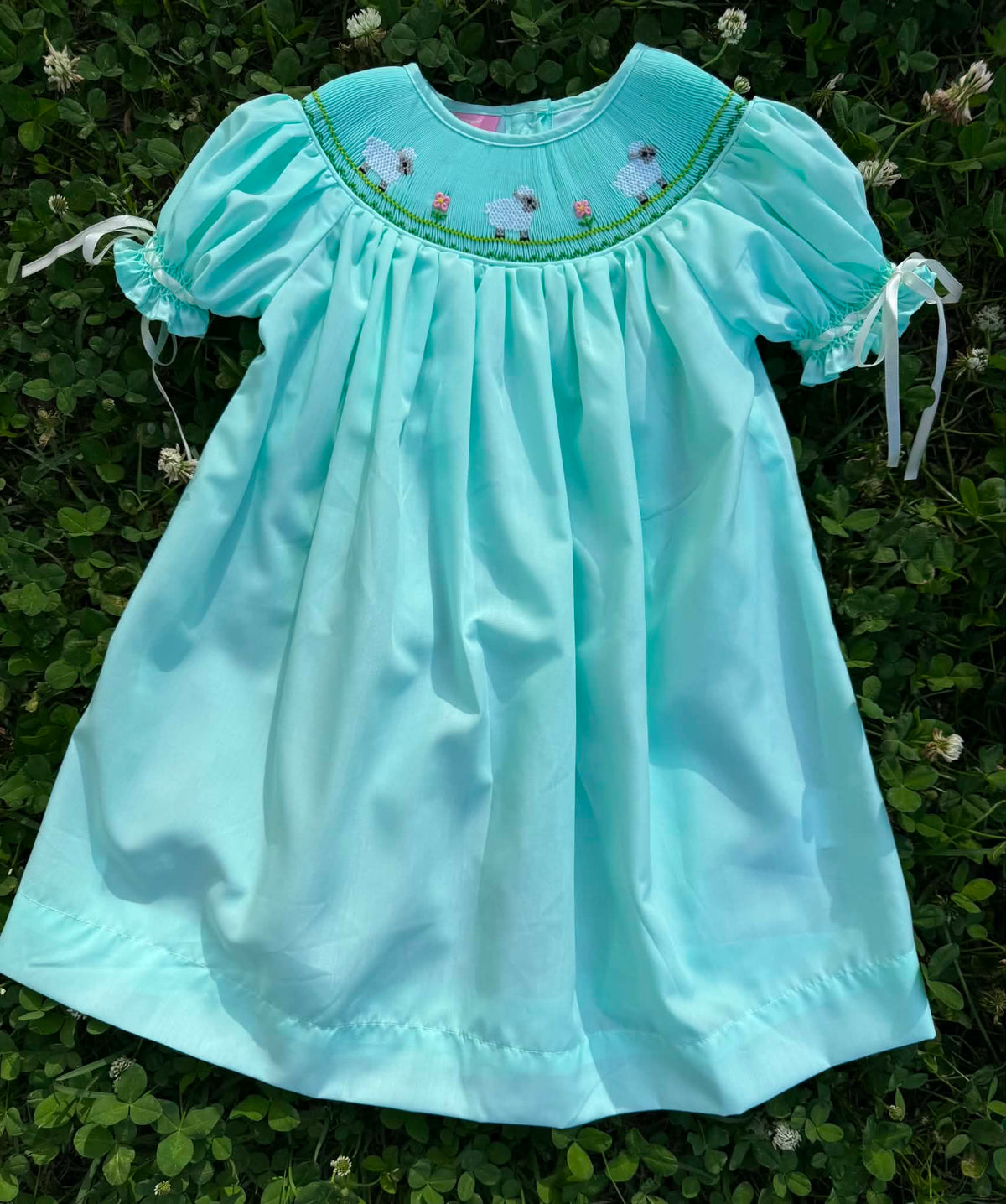 Little Sheep Hand Smocked Dress