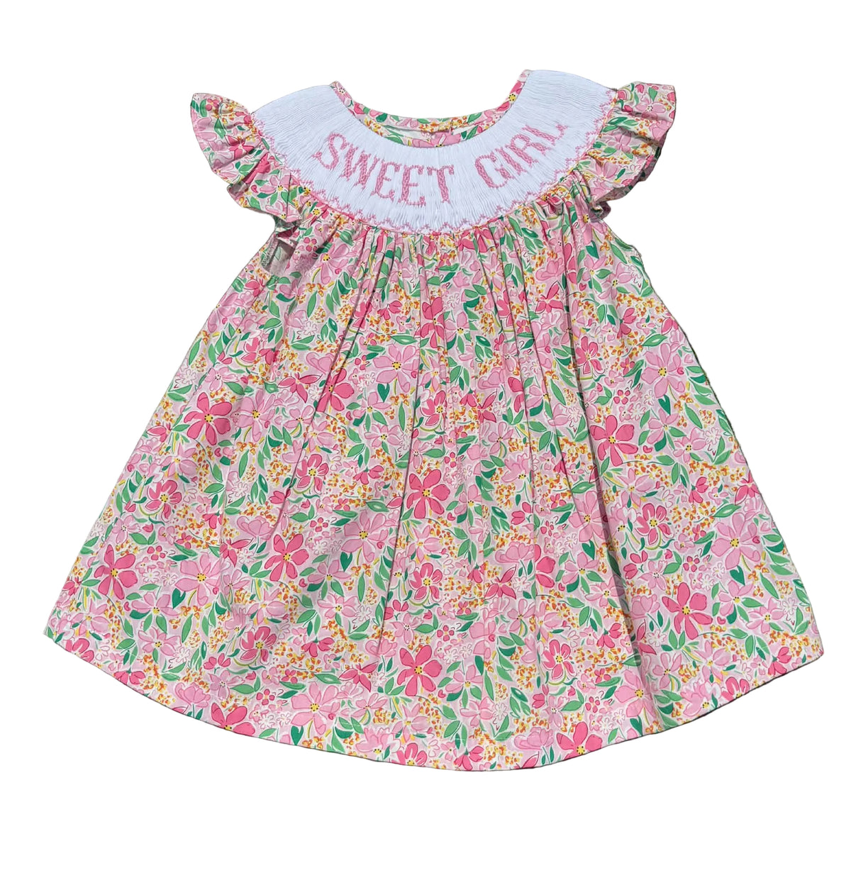 Sweet Girl Hand Smocked Dress