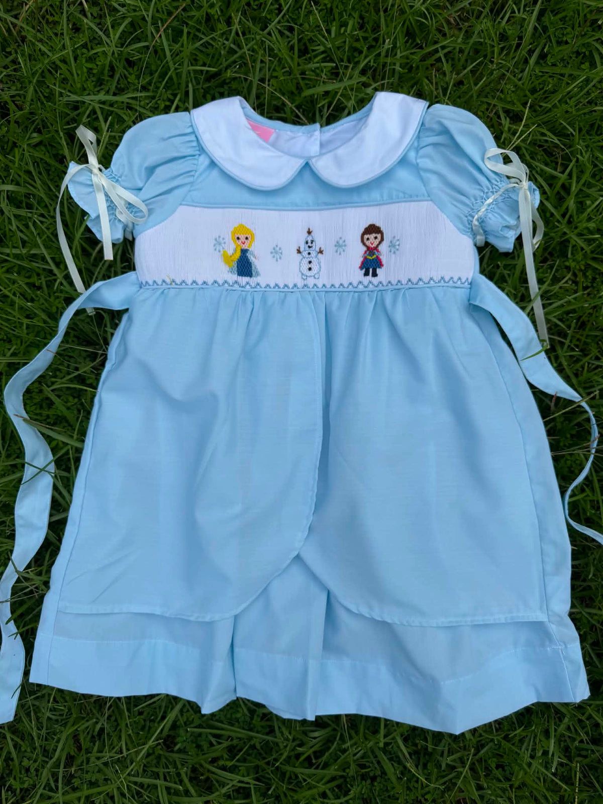 Frozen Hand Smocked Dress