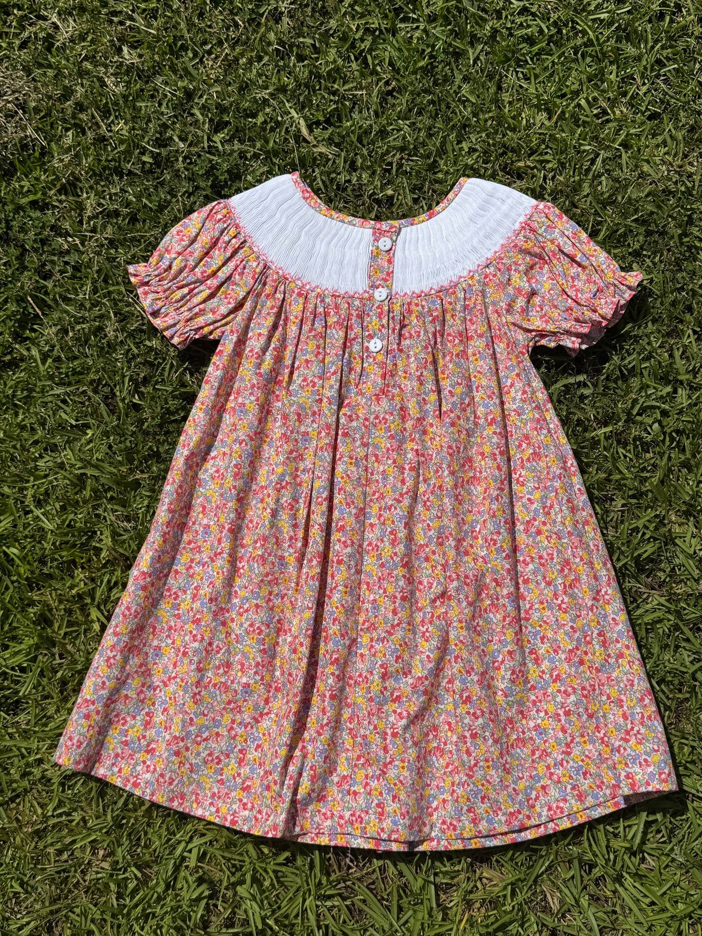 I ❤️ Mommy Hand Smocked Dress