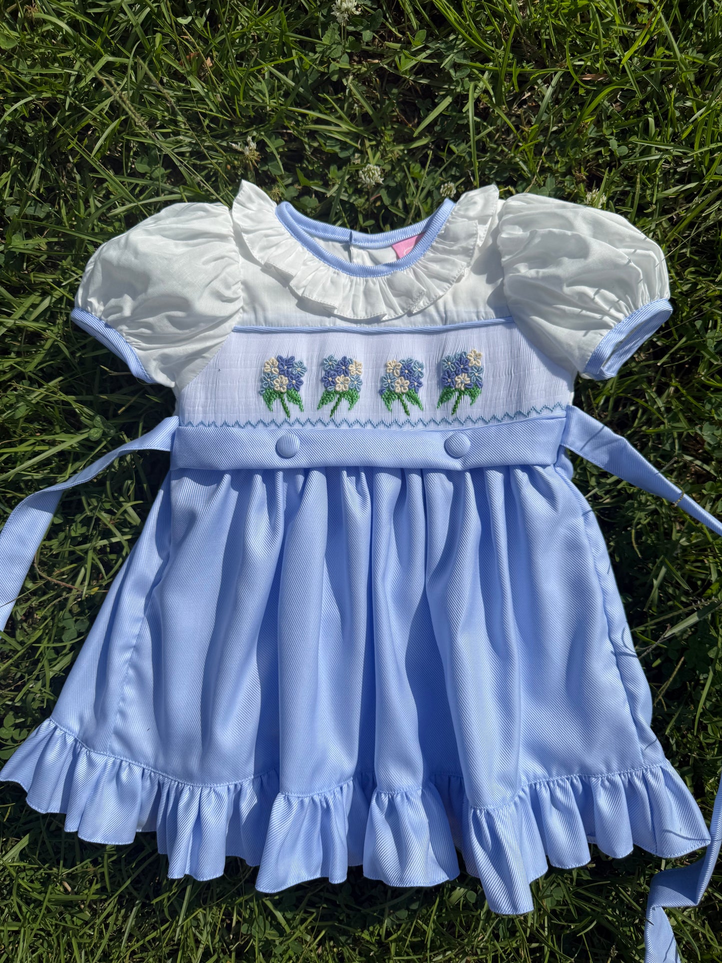 Hydrangea Smocked Dress