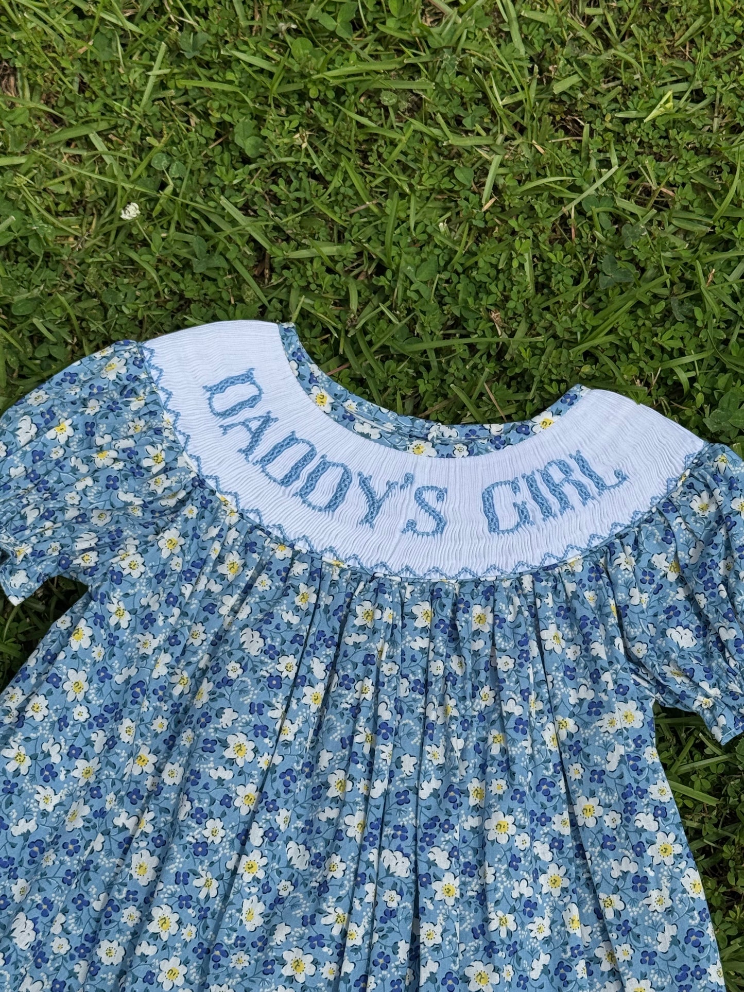 Daddy’s Girl Hand-Smocked Dress Set
