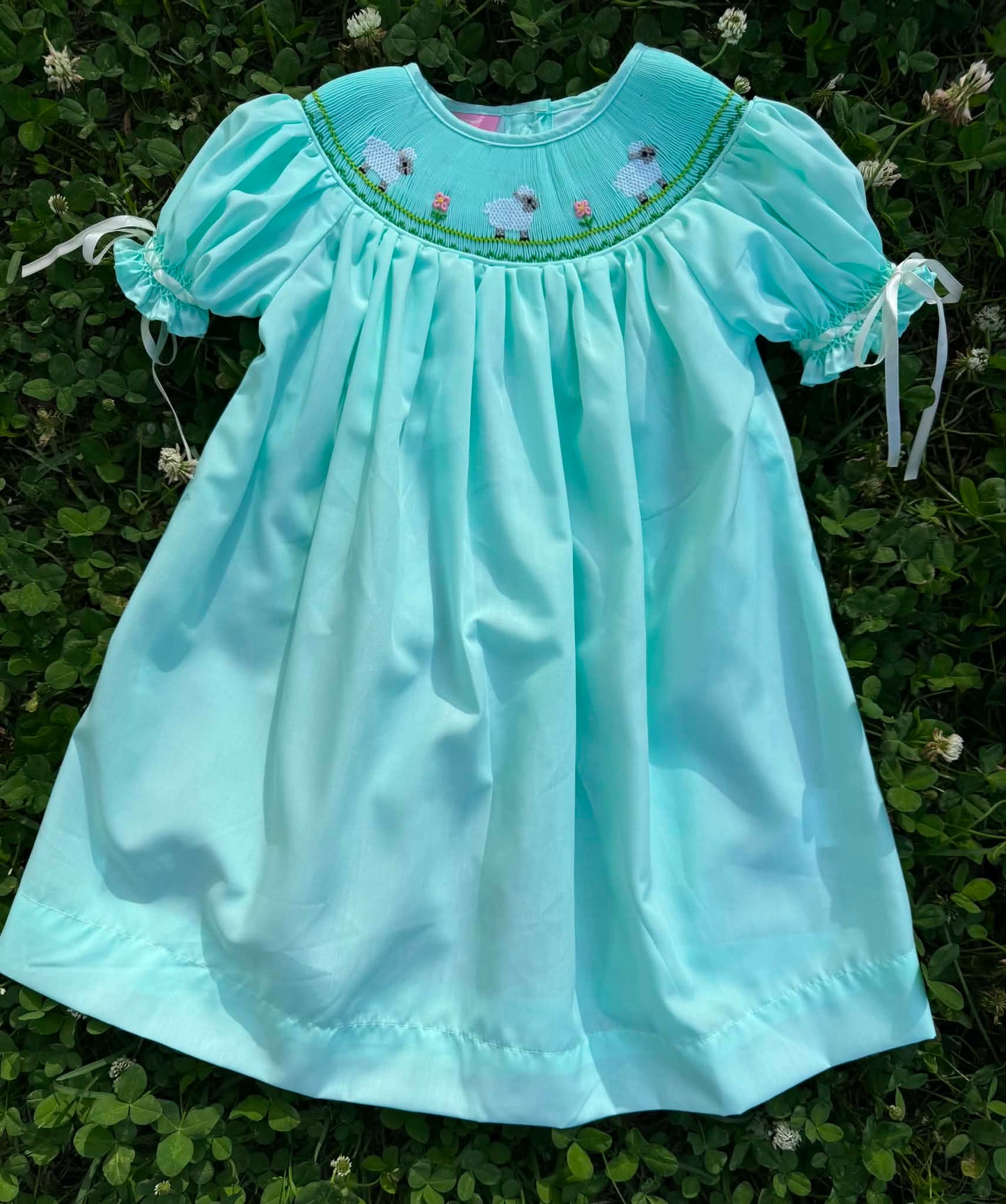 Little Sheep Hand Smocked Dress