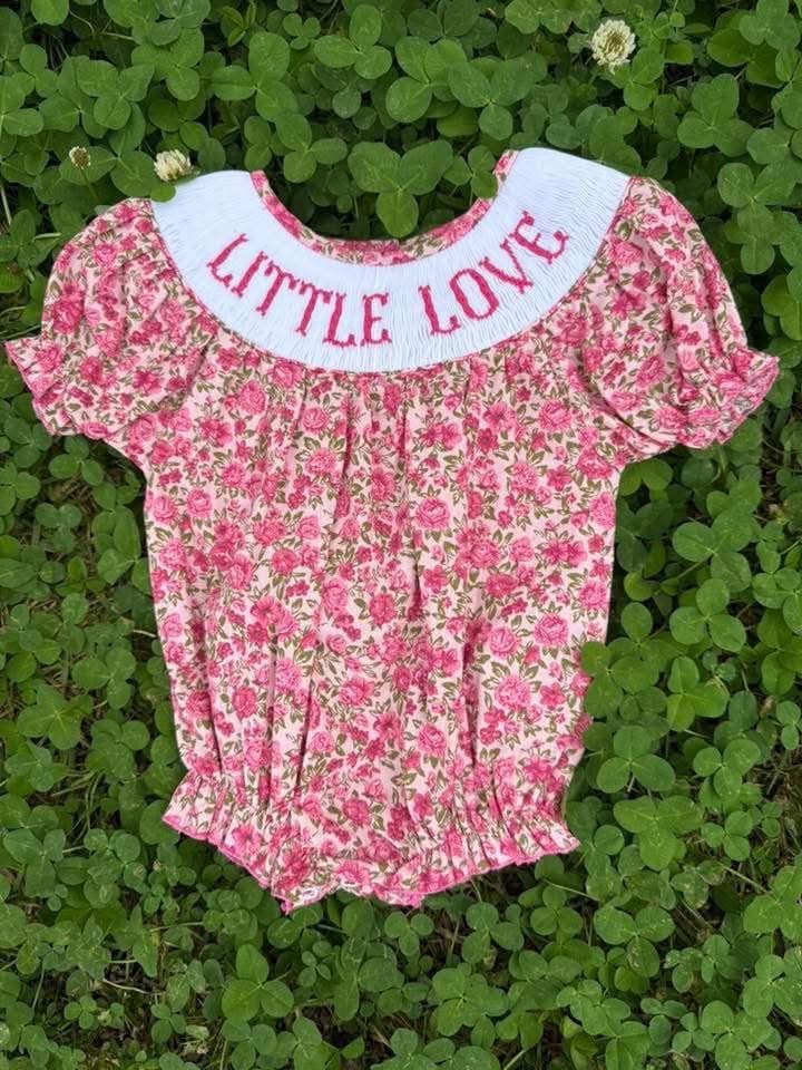 Little Love Hand Smocked Bubble