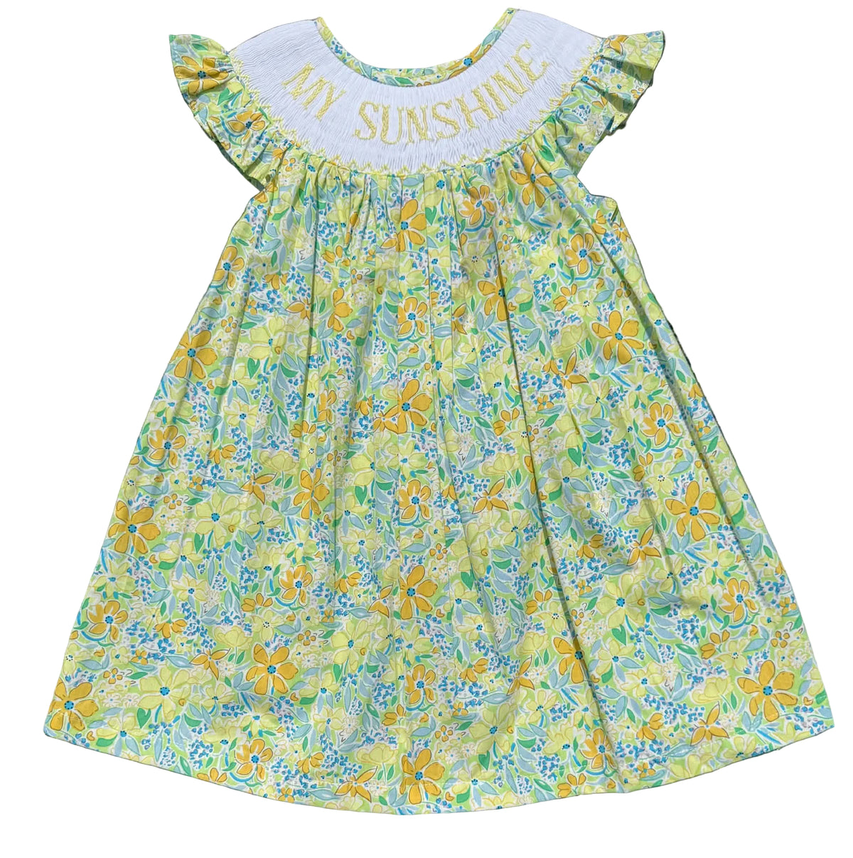 MY SUNSHINE Hand Smocked Dress