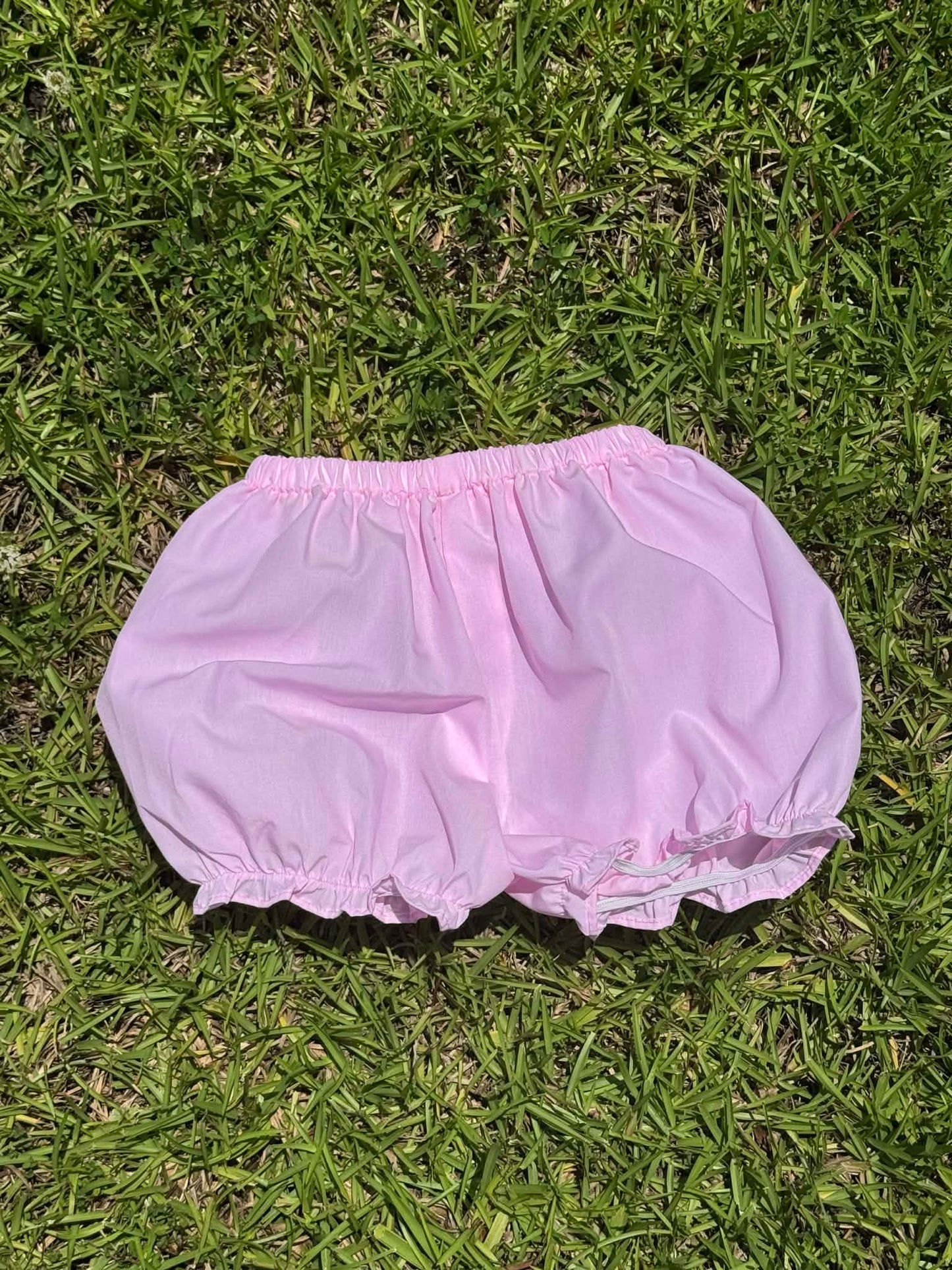 Pink Hand-Smocked Birthday Bloomer  Set