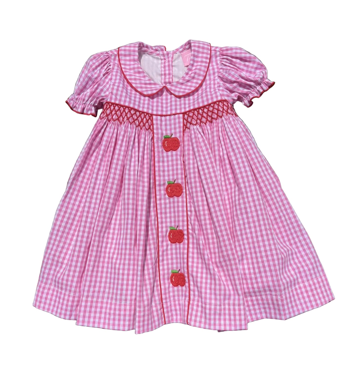 Hand Smocked Apple Dress