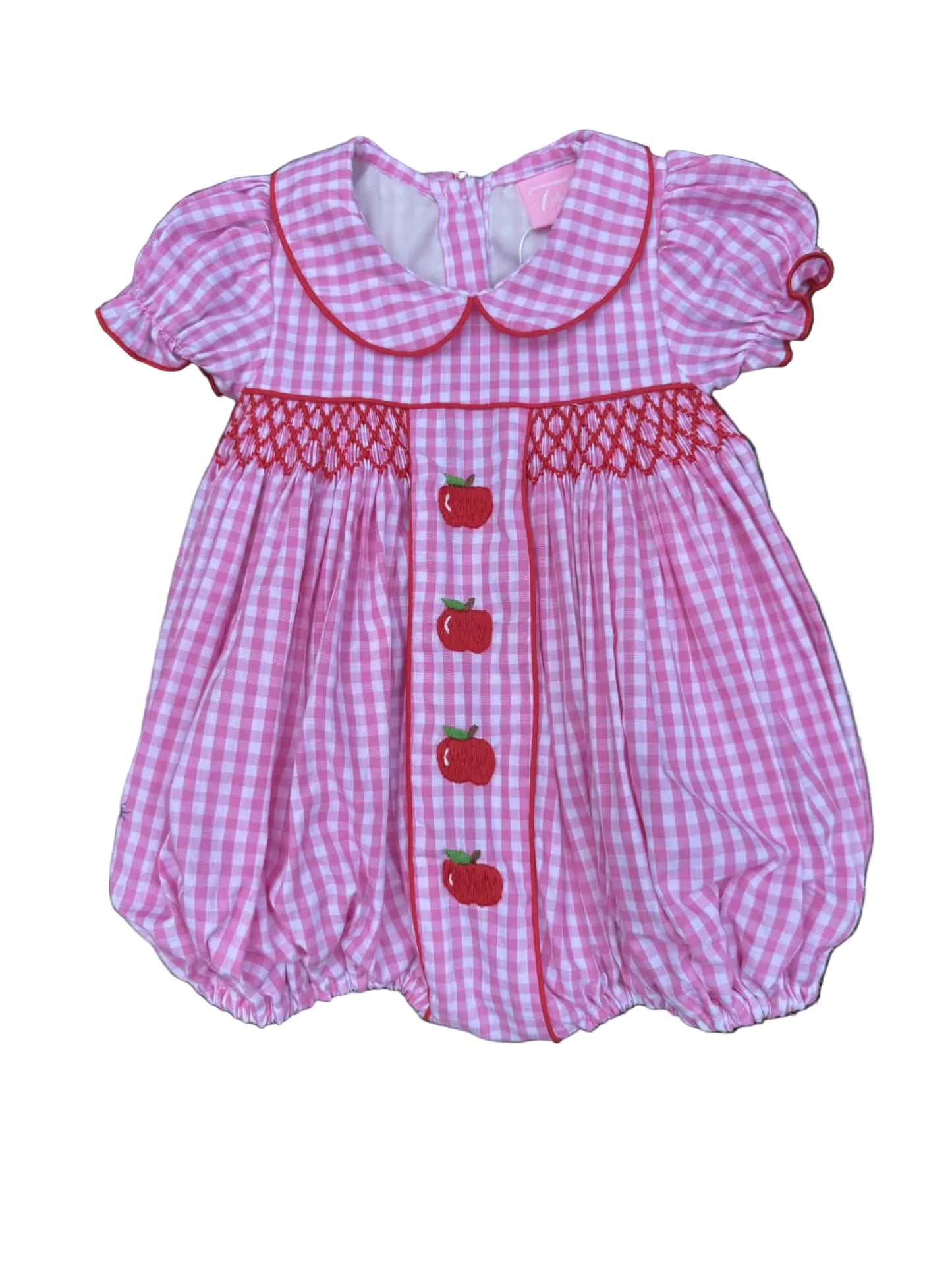Hand Smocked Apple Bubble