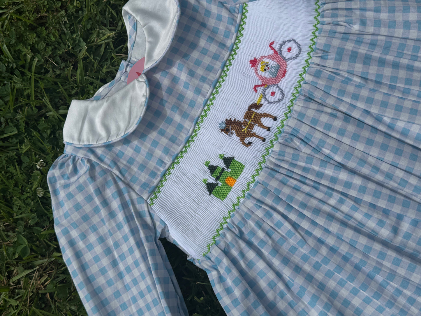 Cinderella Hand-Smocked Dress