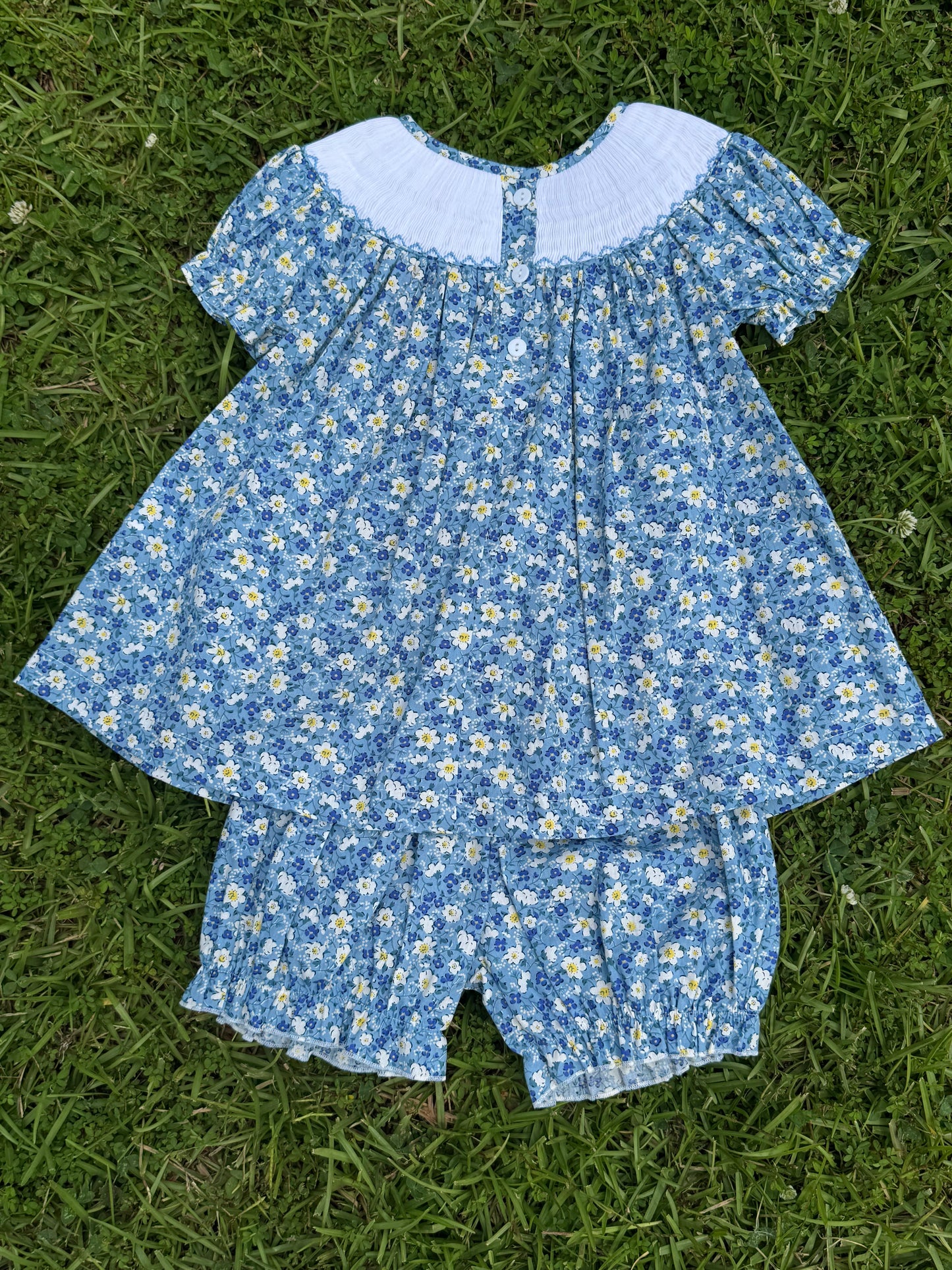 Daddy’s Girl Hand-Smocked Dress Set