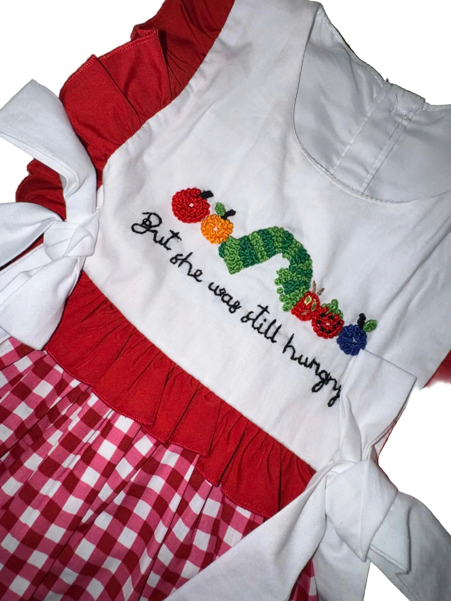 Caterpillar French Knot Bloomer Set