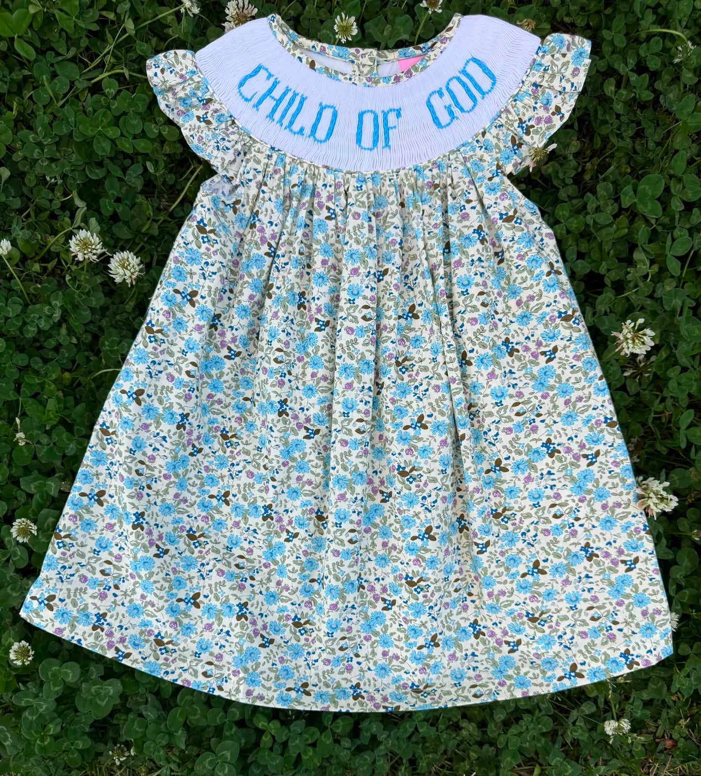 Child Of God Hand Smocked Dress