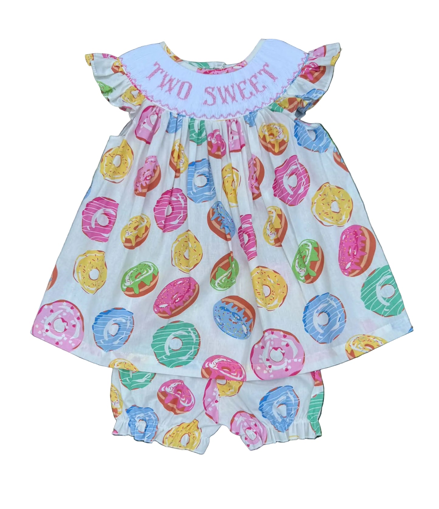 Two Sweet Hand Smocked Bloomer Set