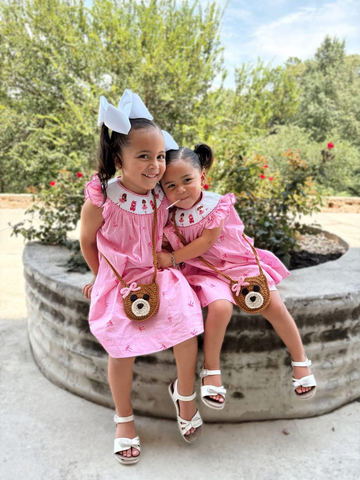 Pink Ballet Hand Smocked Dress