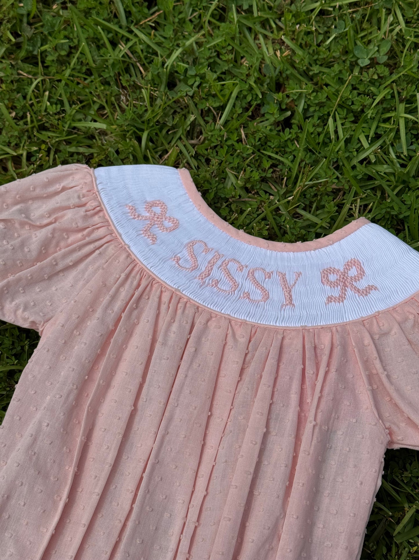 Sissy Hand-Smocked Bubble