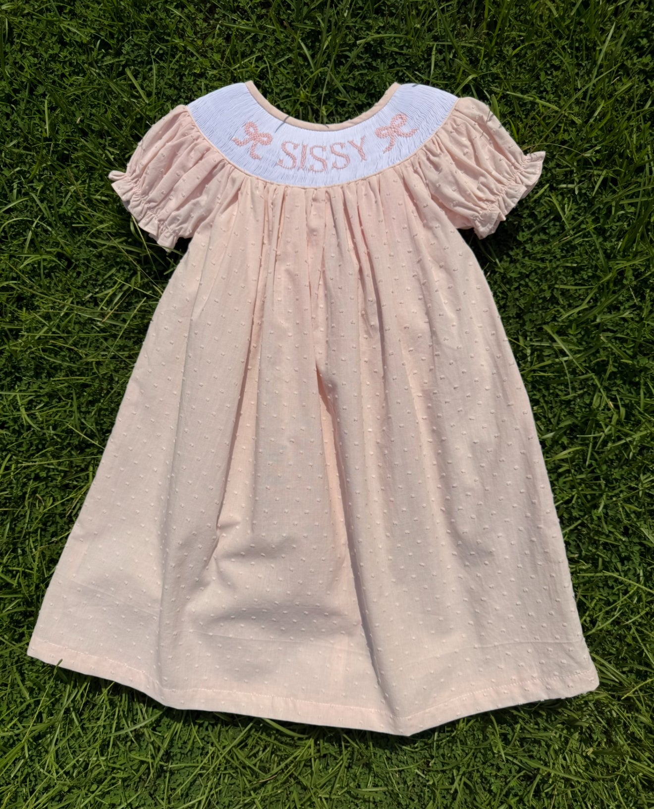 SISSY Smocked Bishop Dress