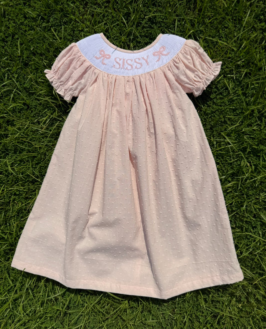 SISSY Smocked Bishop Dress