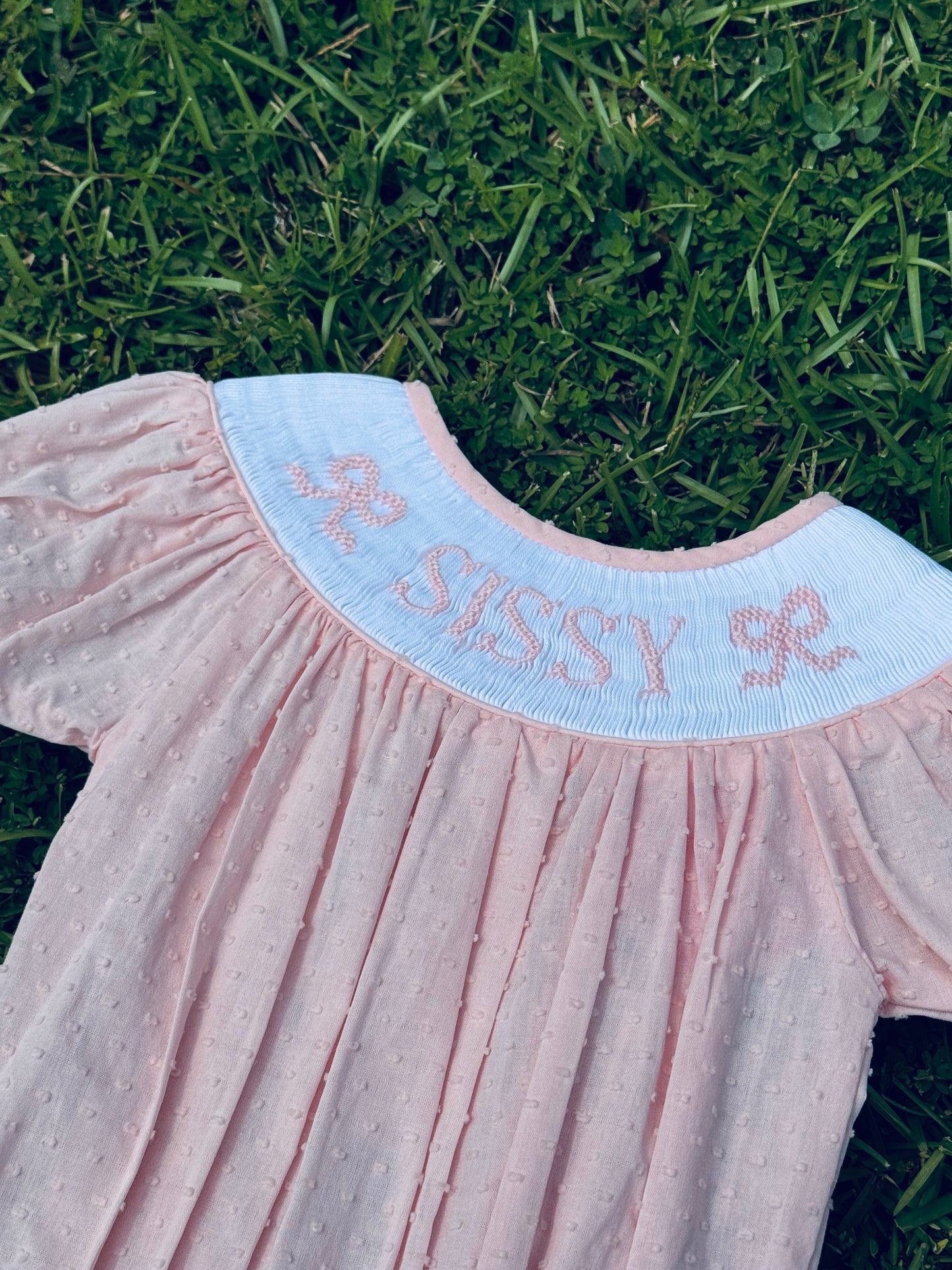 Sissy Hand-Smocked Bubble