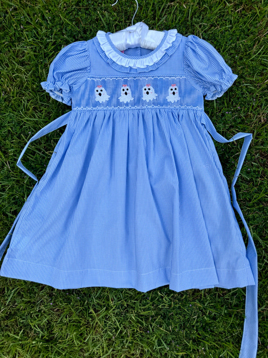 Ghost Smocked Dress