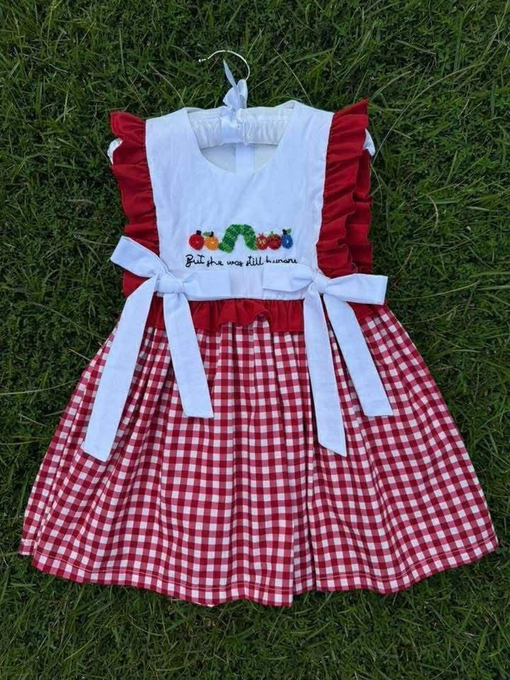 Caterpillar French Knot Dress