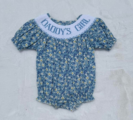 Daddy’s Girl Hand Smocked Bubble