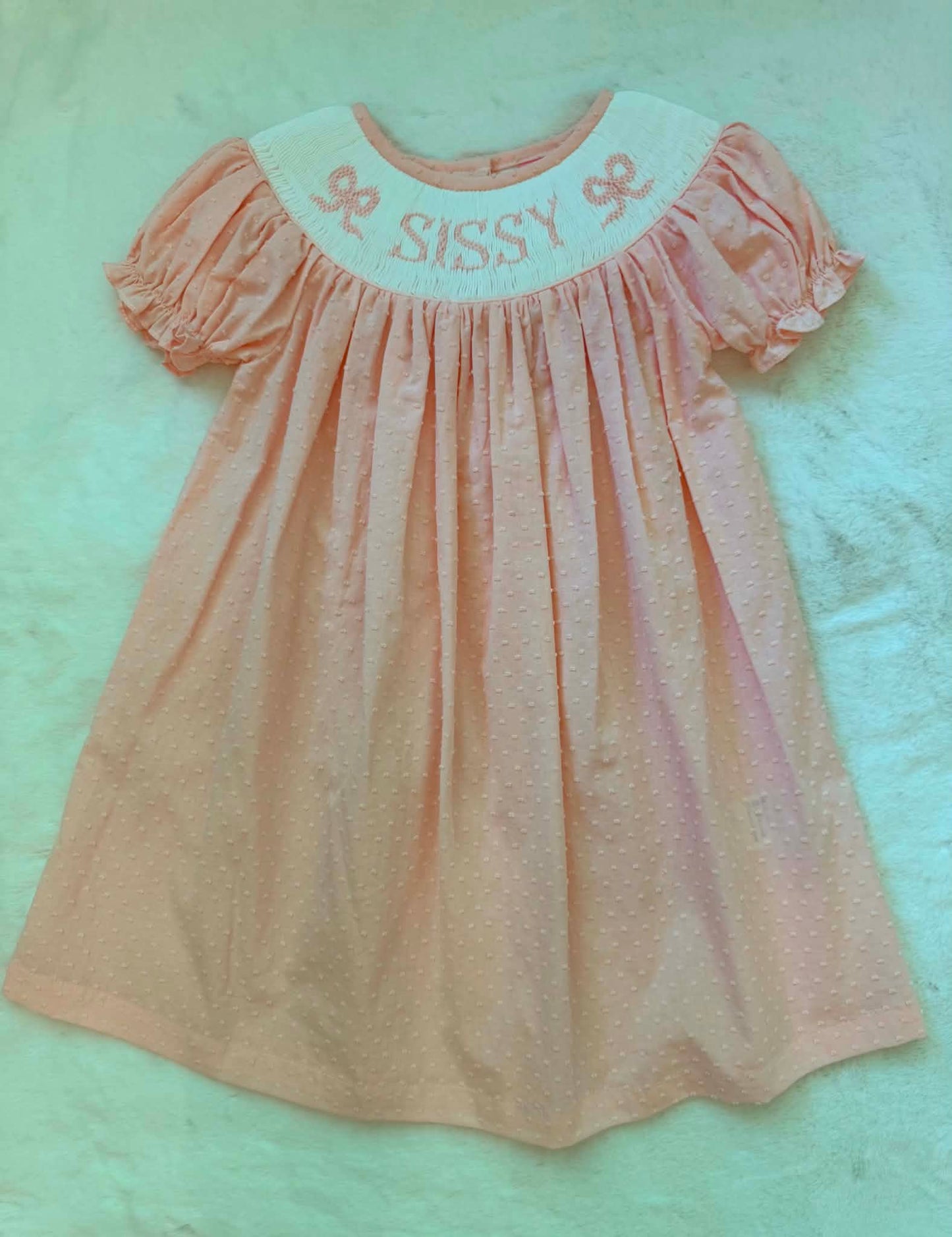 Sissy Hand-Smocked Dress
