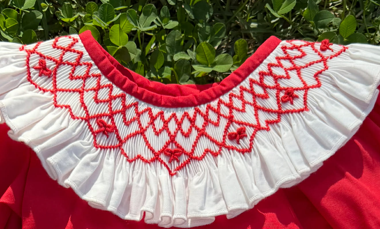 Red Bow Bloomer Set