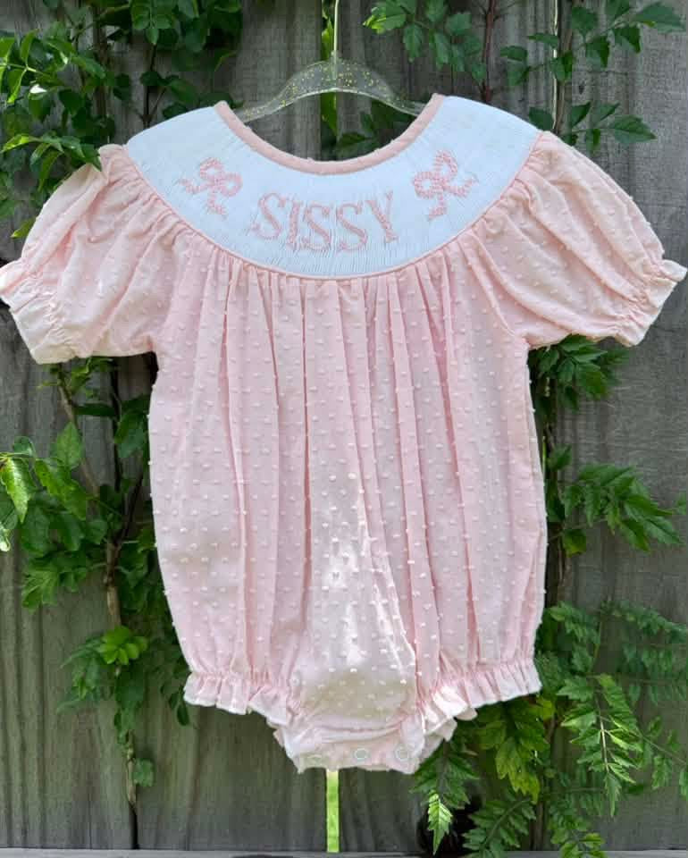 Sissy Hand-Smocked Bubble